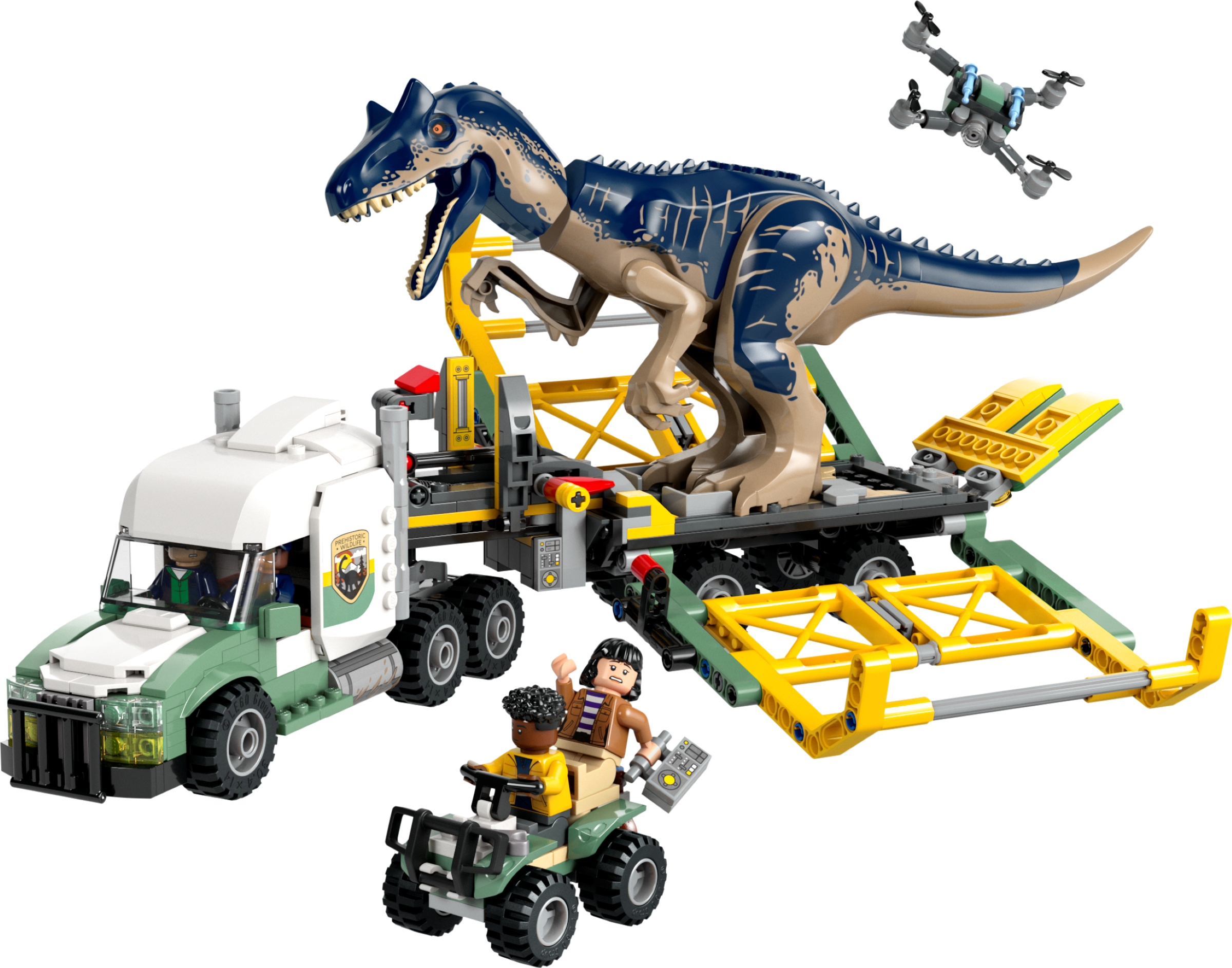 LEGO Misiones Dinosaurio: Camión de Transporte del Allosaurus (76966)