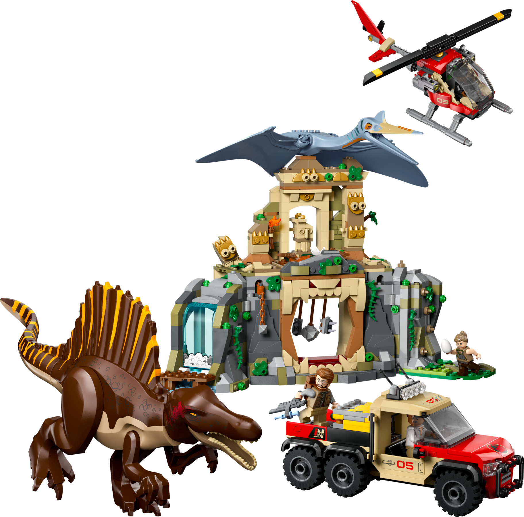 LEGO Misión Aérea: Spinosaurus y Quetzalcoatlus (76976)