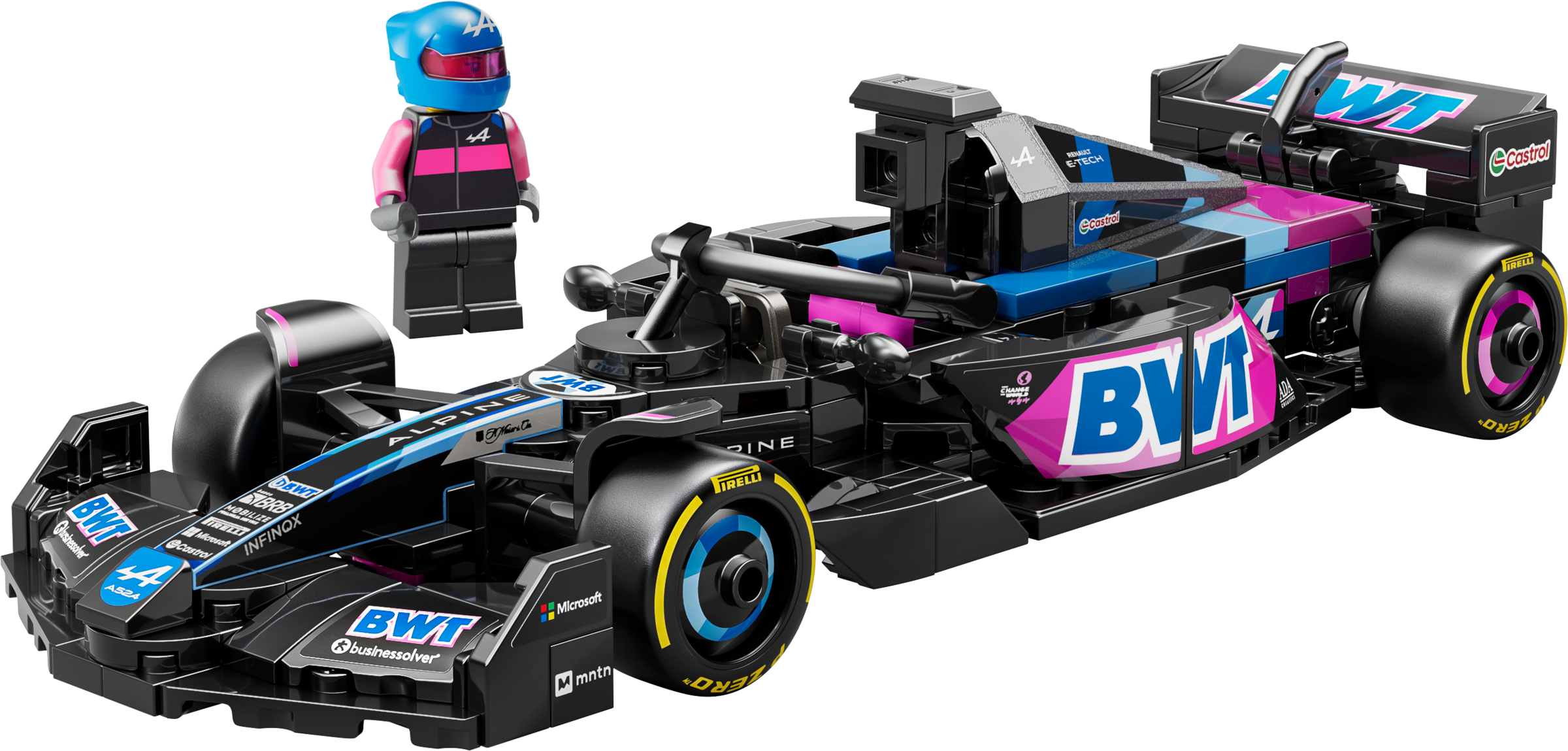 LEGO Coche de Carreras BWT Alpine F1® Team A524 (77248)