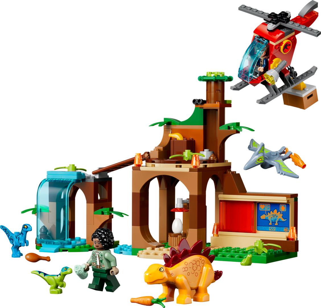 LEGO Velocirraptor, Stegosaurus y Pteranodon: Misión de Rescate (77981)