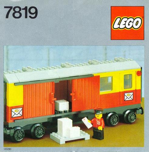 LEGO Postal Container Wagon Covered (7819)