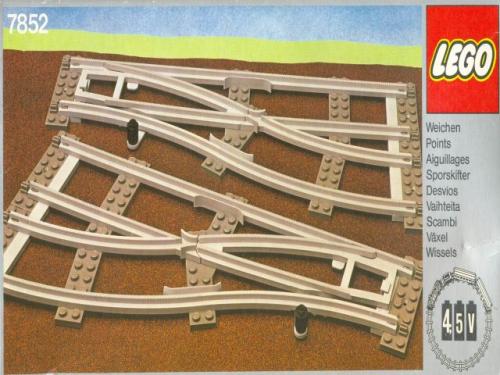 LEGO Left and Right Points Manual Gray 4.5v (7852)
