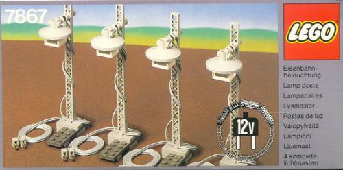 LEGO 12V Train Light Posts (7867)