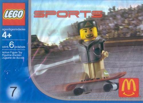 LEGO Gray Vest Skateboarder (7921)