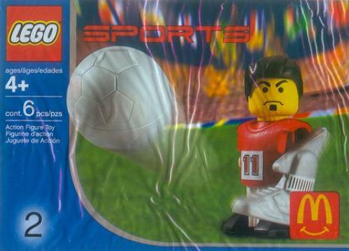 LEGO McDonald's Sports Set Number 2 - Red Soccer Player #11 (7924)