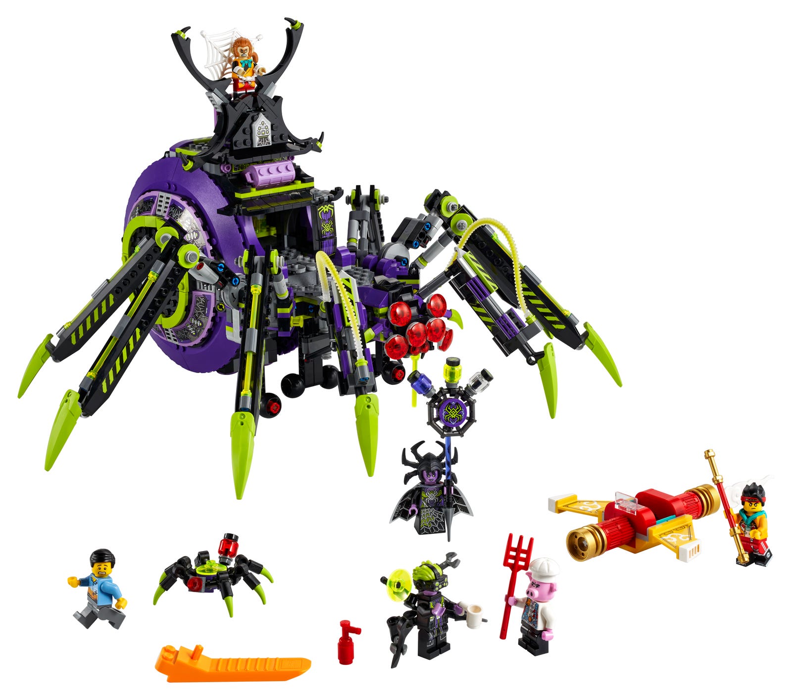 LEGO Base Arácnida de la Araña Reina (80022)