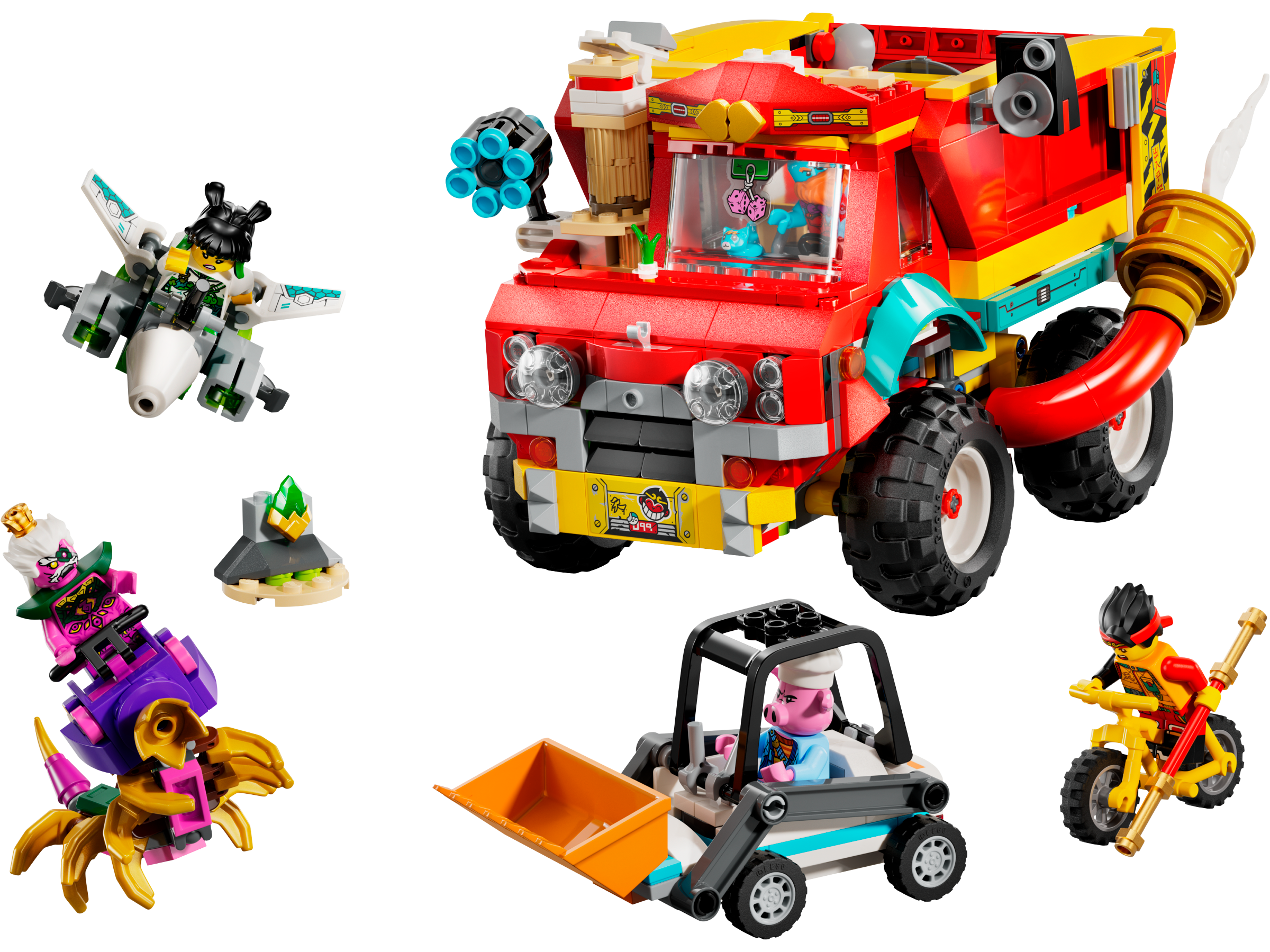 LEGO Camión Potenciado del Equipo de Monkie Kid (80055)