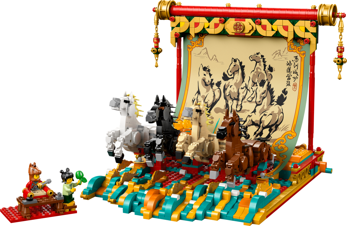 LEGO Lienzo con Caballos Galopantes (80119)