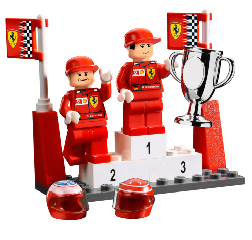 LEGO M. Schumacher and R. Barrichello (8389)