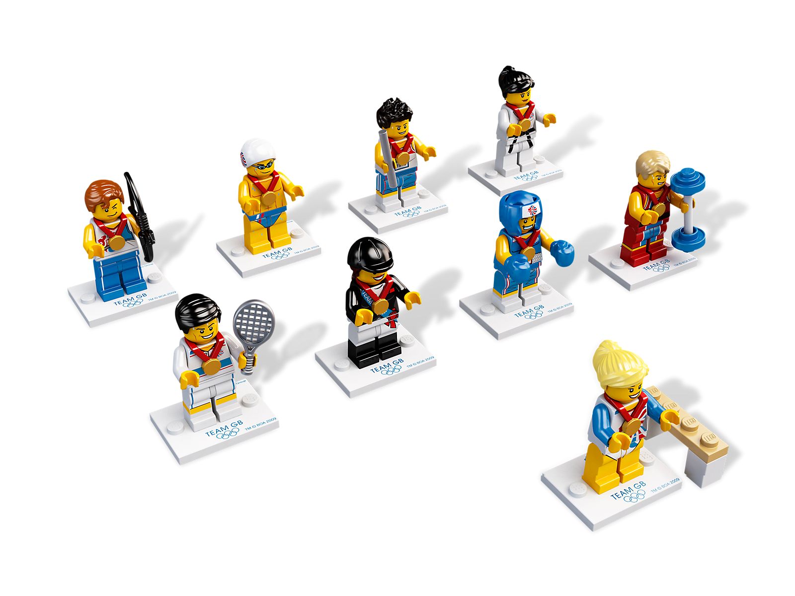 LEGO Team GB - Complete - All Sets (8909-17)