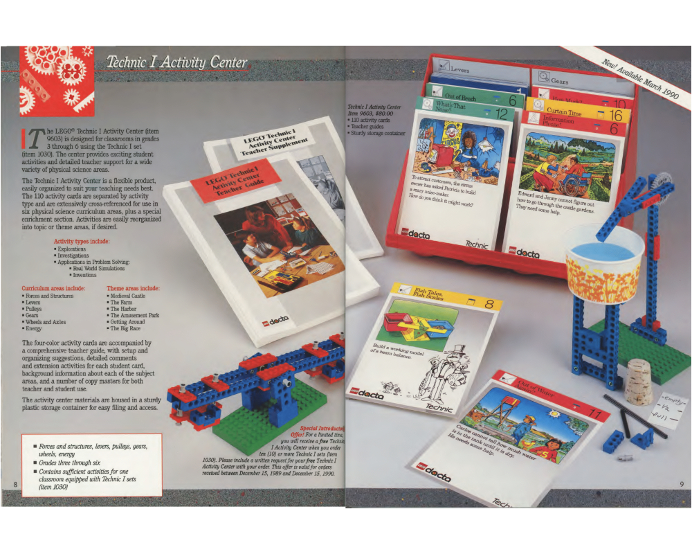LEGO TECHNIC I Activity Centre Cards (9603)