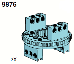 LEGO Large Turntables (9876)