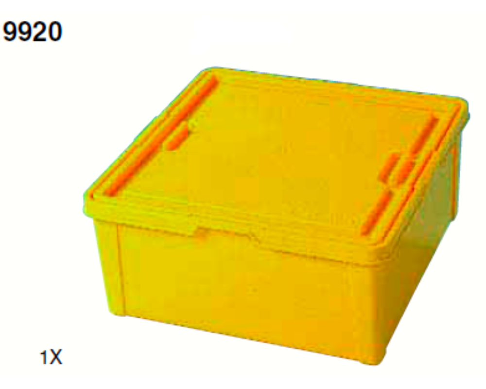 LEGO X-Large Storage Bin (Yellow) (9920)