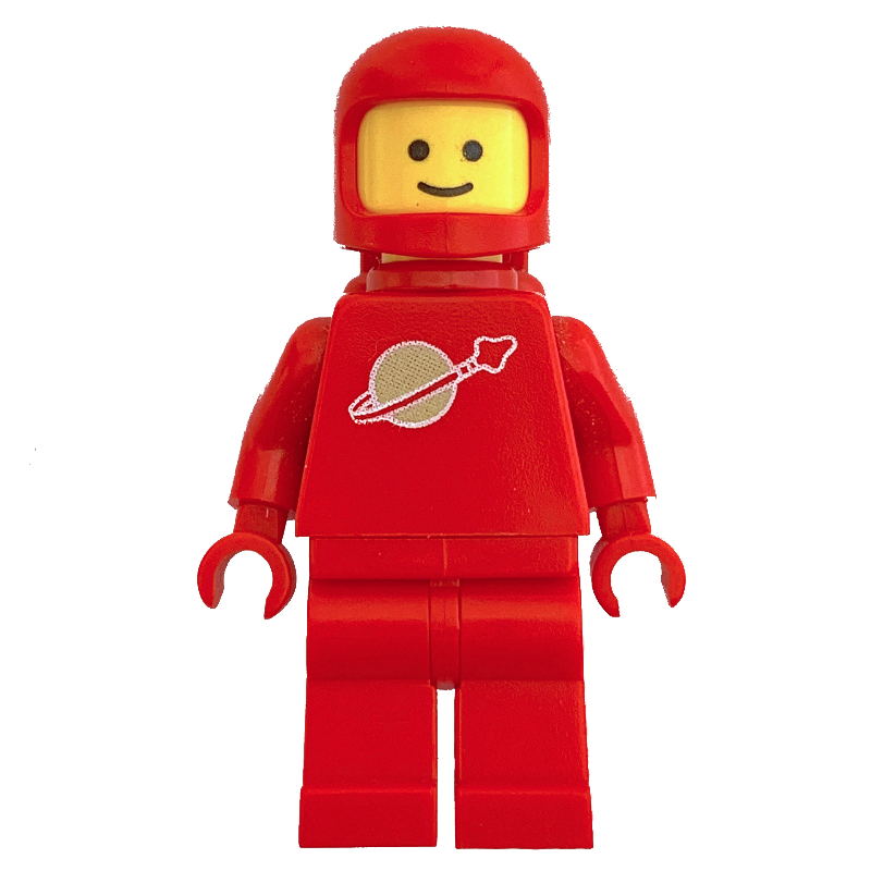 LEGO Classic Spaceman, Red with Airtanks (3842a Helmet) (fig-000020)