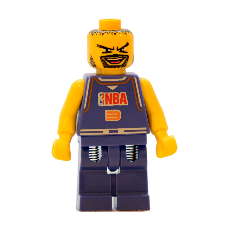 LEGO Basketball Player, Violet Torso, Violet Legs 3 (fig-000044)