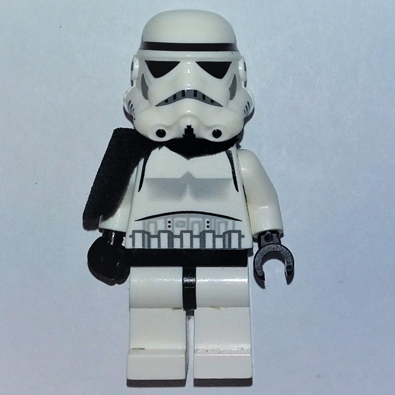 LEGO Stormtrooper, Plain Black Head, Pauldron and Neck Bracket (fig-000075)