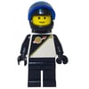 Futuron Spaceman, Black with Airtanks and Dark Blue Visor
