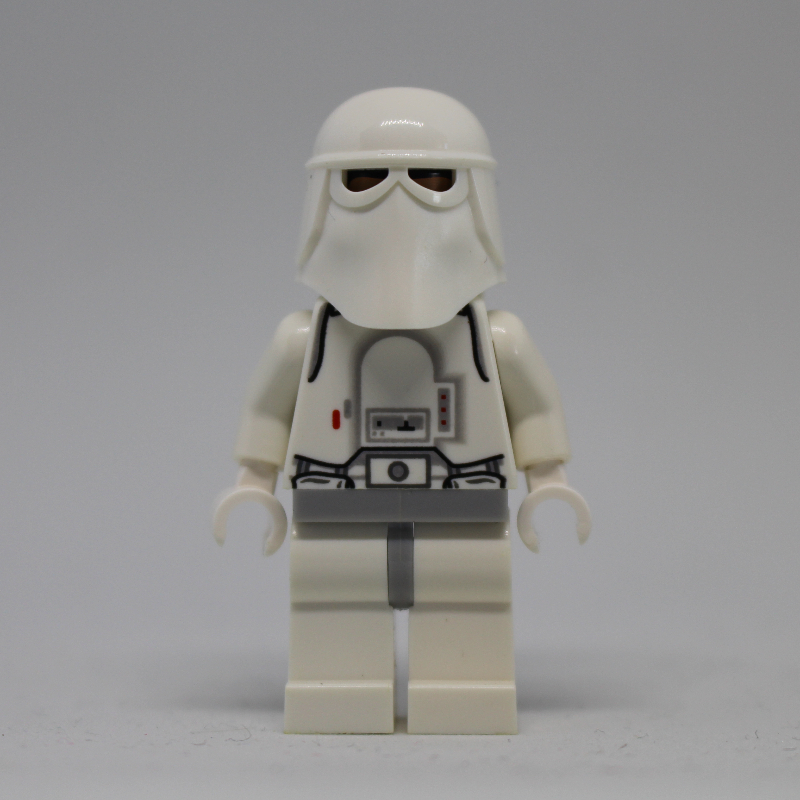 LEGO Snowtrooper, Light Bluish Gray Hips, Printed Black Head, White Hands (fig-000091)