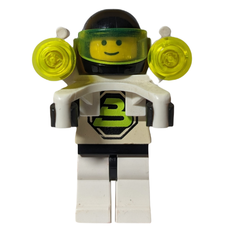 LEGO Blacktron II - Jetpack, 3626a Head (fig-000106)
