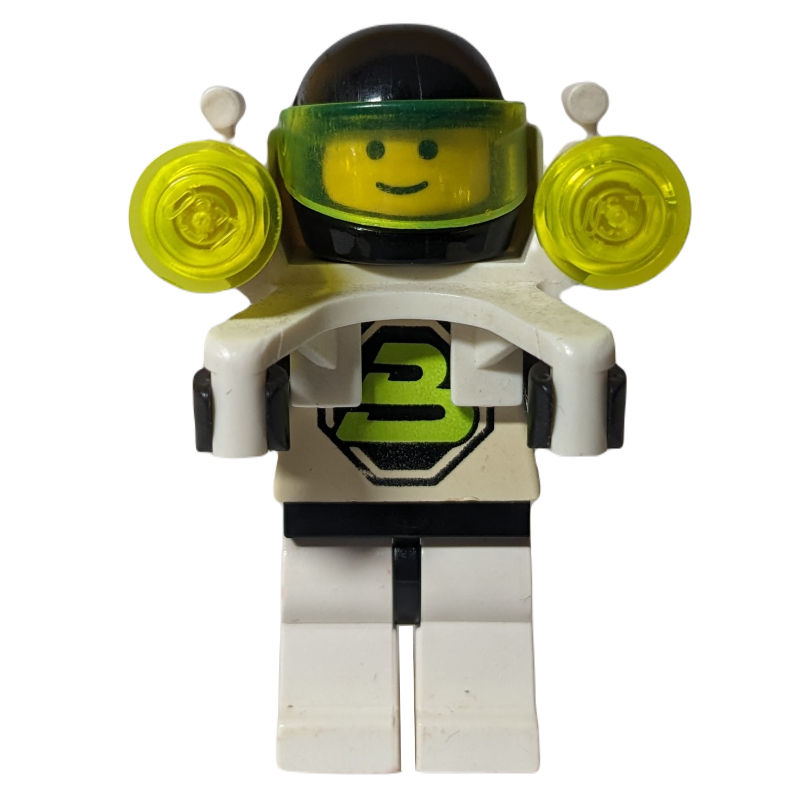LEGO Blacktron II - Jetpack, 3626b Head (fig-000107)