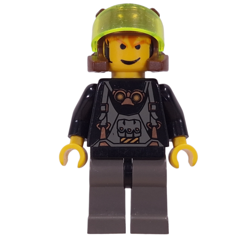 LEGO Axel, Trans-Neon Green Visor (fig-000138)