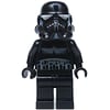 Imperial Shadow Trooper, Short Line on Back, Black, Plain Legs