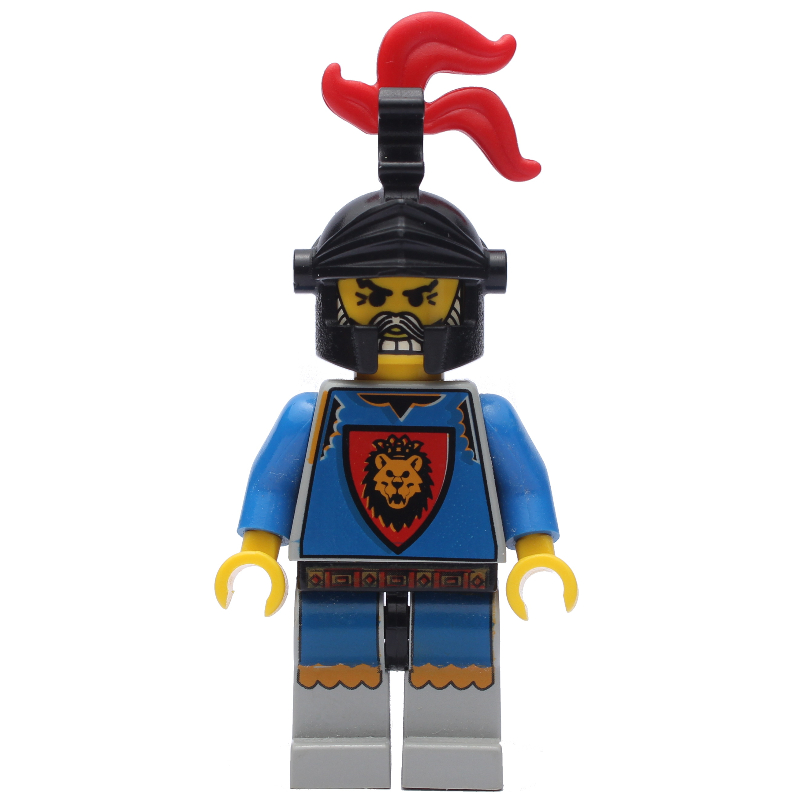 LEGO King Leo (Knights Kingdom I) - Lion Shield, Helmet (fig-000184)
