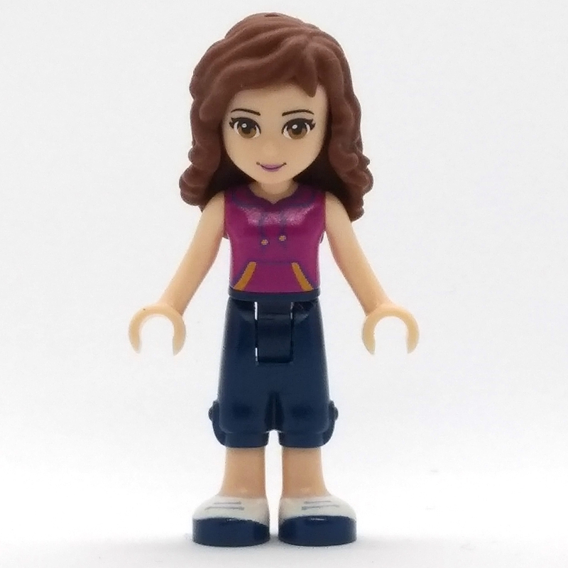 LEGO Olivia - Magenta Top, Dark Blue Shorts (fig-000188)