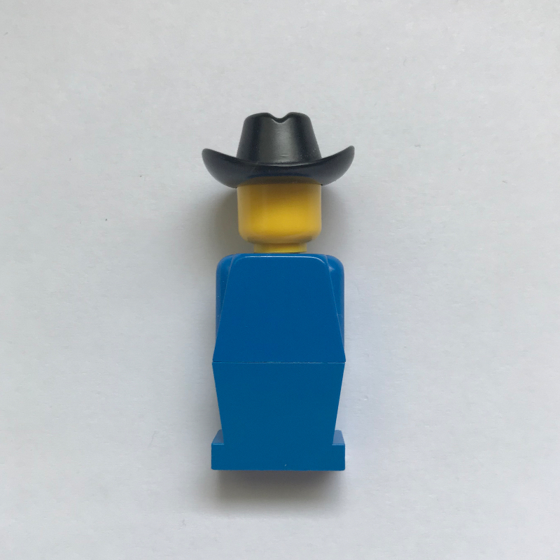 LEGO LEGOLAND Blue Torso, Blue Legs, Blue Cowboy Hat (fig-000206)