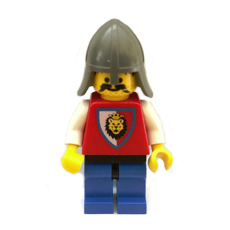 LEGO Knight (Royal Knights) - Blue Legs, Dark Gray Neck-Protector (fig-000216)