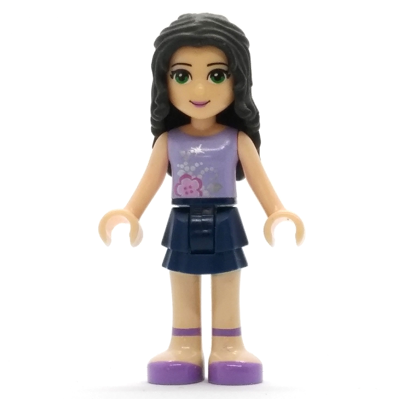 LEGO Emma - Lavender Top, Dark Blue Skirt (fig-000219)