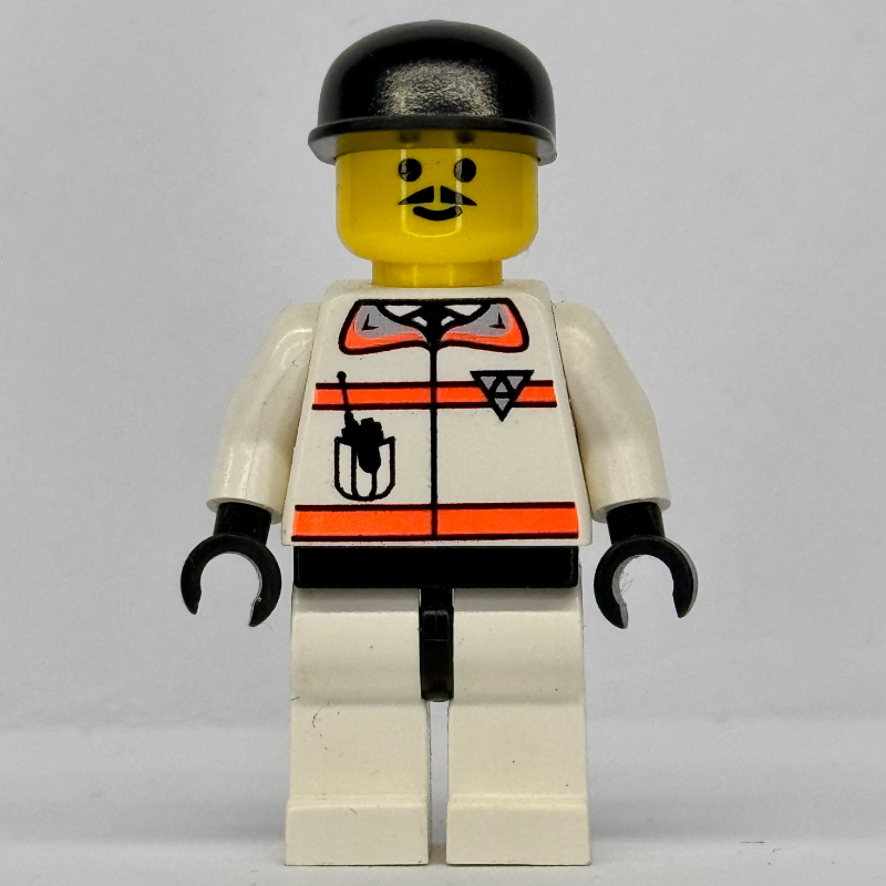 LEGO Res-Q Man, Black Cap, Moustache (fig-000229)