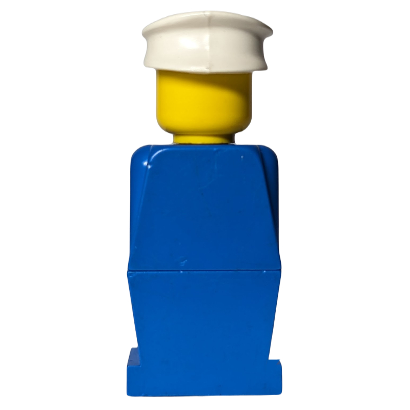 LEGO LEGOLAND Blue, White Hat (fig-000237)