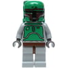 Boba Fett, Helmet and Jetpack, Light Gray Armor, Plain Legs