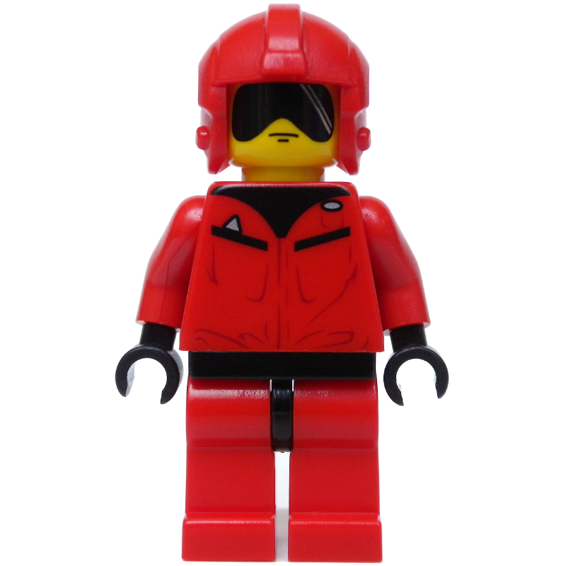LEGO T-16 Skyhopper Pilot, Red Outfit, Yellow Skin (fig-000259)
