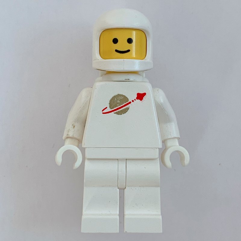 LEGO Classic Spaceman, White with Airtanks (3842b Helmet) (fig-000263)