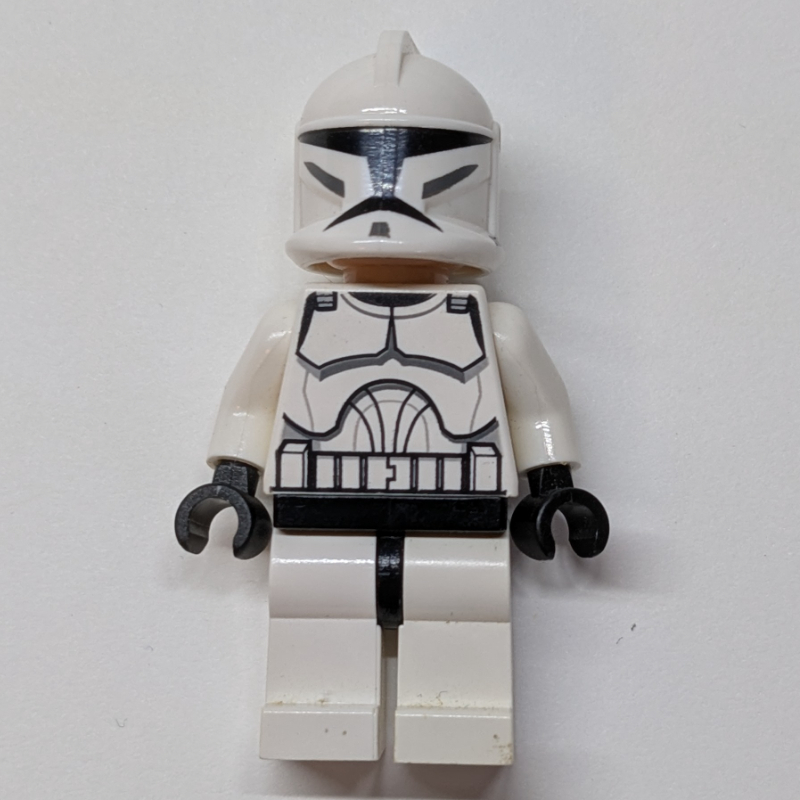 LEGO Clone Trooper, Phase I Armor, Brown Eyes (fig-000303)