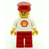 Man, White Torso with Shell Logo, Red Legs, Red Hat