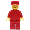 Man, Plain Red, Red Hat