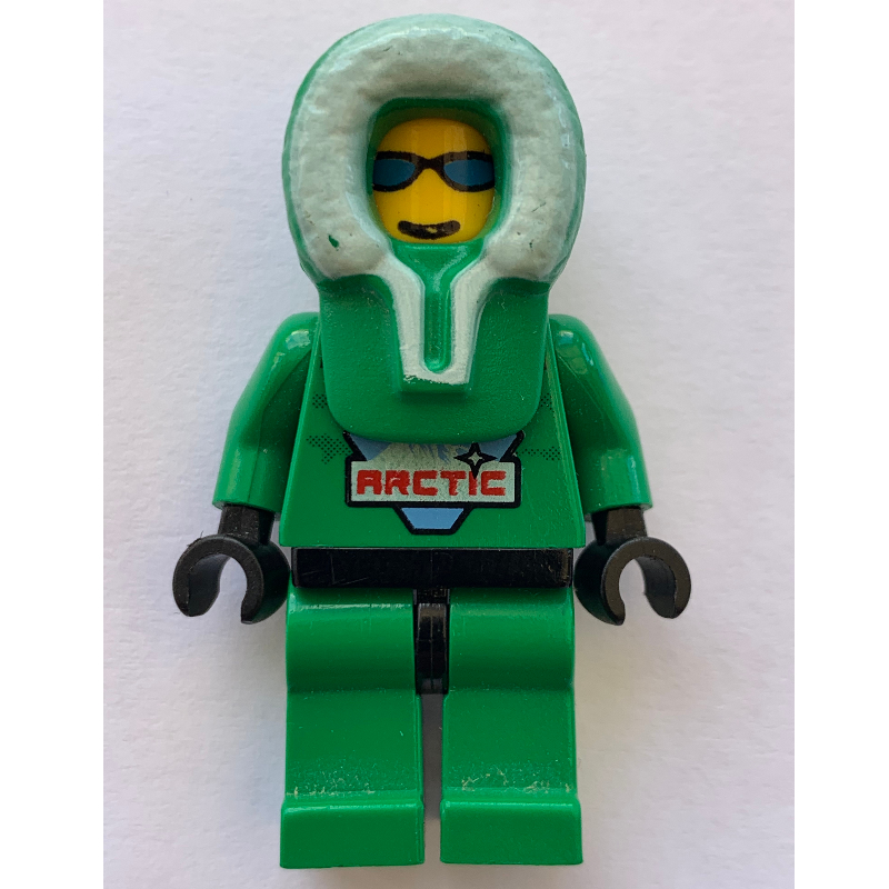 LEGO Arctic Crew, Green, Hood (fig-000419)