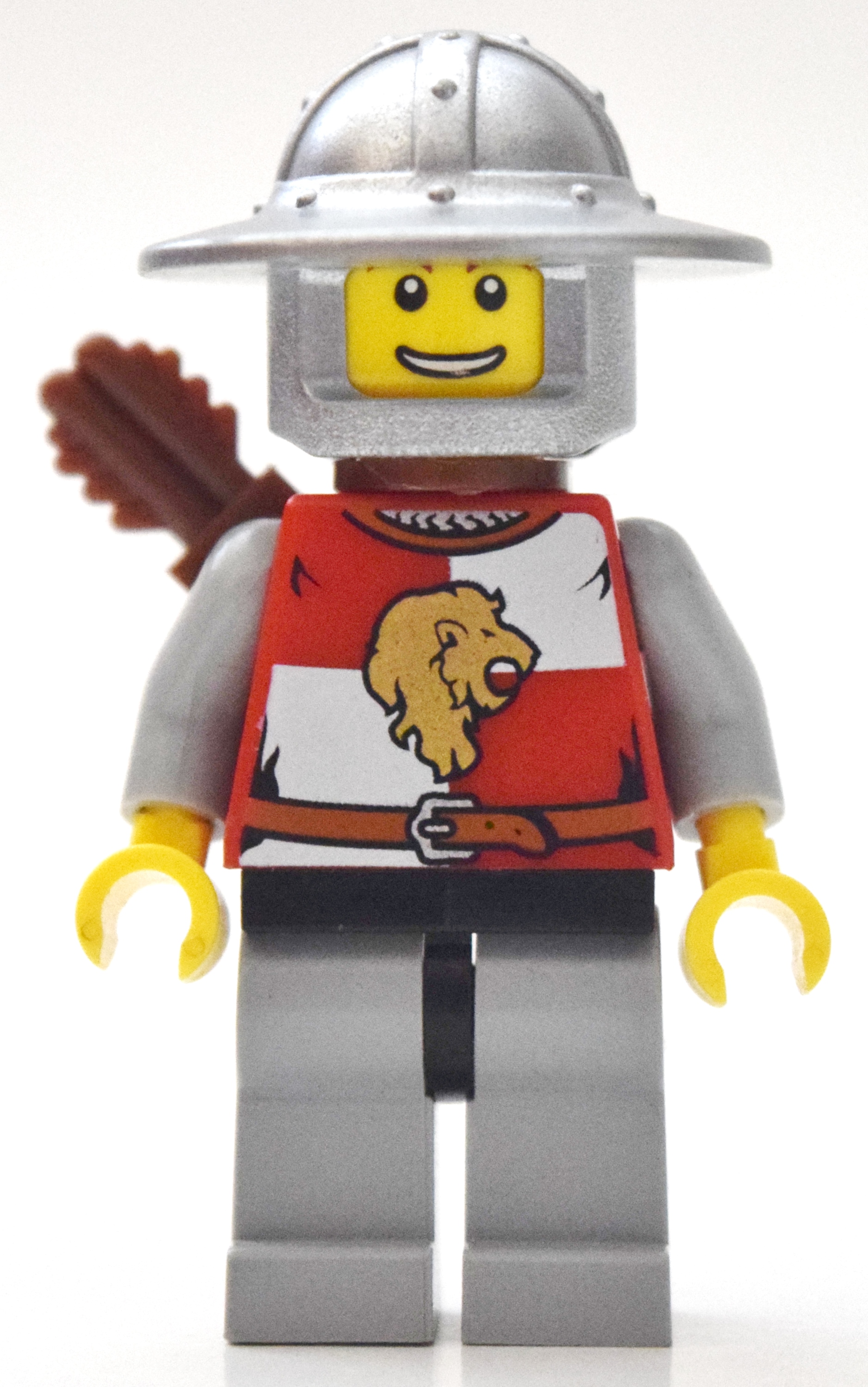 LEGO Lion Knight, Archer, Wide Brim Helmet, Quiver (fig-000453)