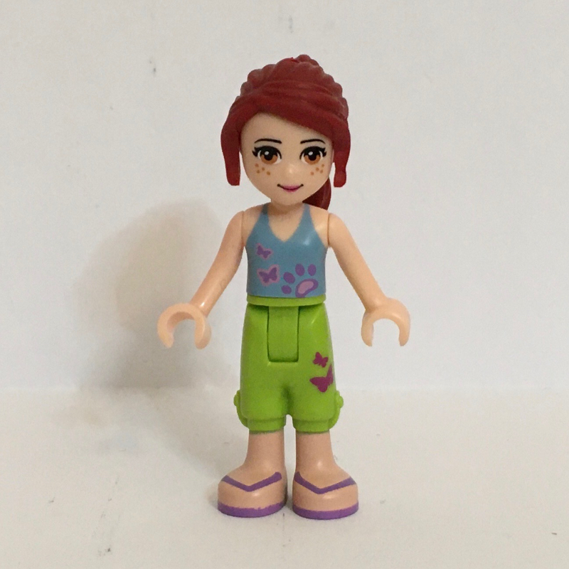 LEGO Mia - Medium Blue Top, Lime Shorts (fig-000456)