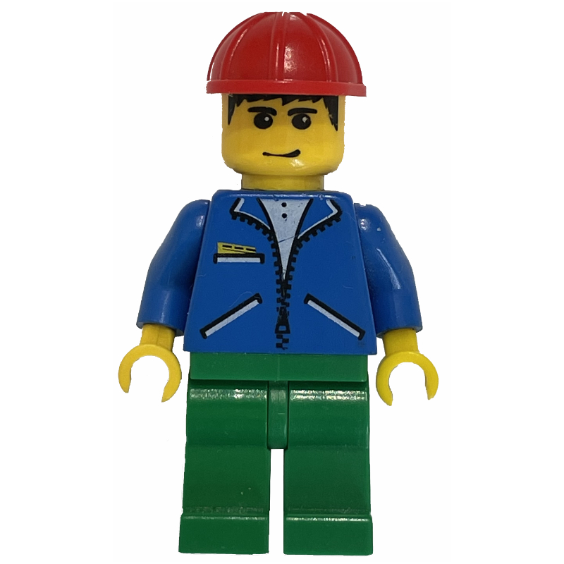 LEGO Blue Torso, Green Legs, Red Hat (fig-000472)