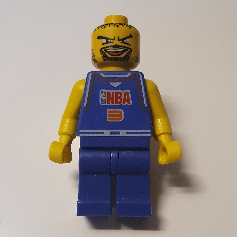 LEGO Basketball Player, Violet Torso, Violet Legs #3, Non-Spring Legs (fig-000497)