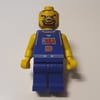 Basketball Player, Violet Torso, Violet Legs #3, Non-Spring Legs