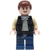 Han Solo, Black Vest, Dark Blue Legs, Smooth Hair, Cheek Lines