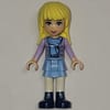 Stephanie - Lavender Jacket, Scarf, Light Aqua Skirt