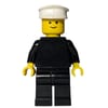 Black Torso, Black Legs, White Hat