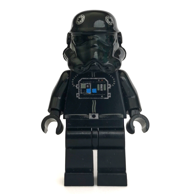 LEGO TIE Pilot, Plain Legs, Plain Brown Head (fig-000553)