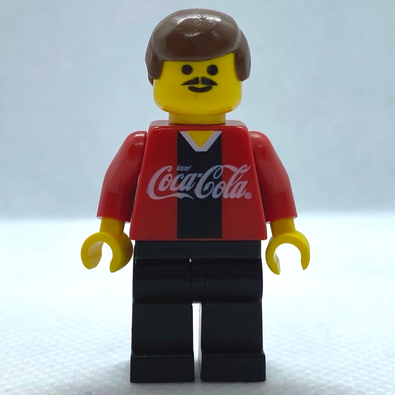 LEGO Soccer Player Coca-Cola Defender (fig-000554)